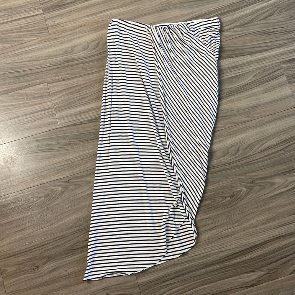 Caribbean Queen asymmetric striped skirt, medium (WA-1551)